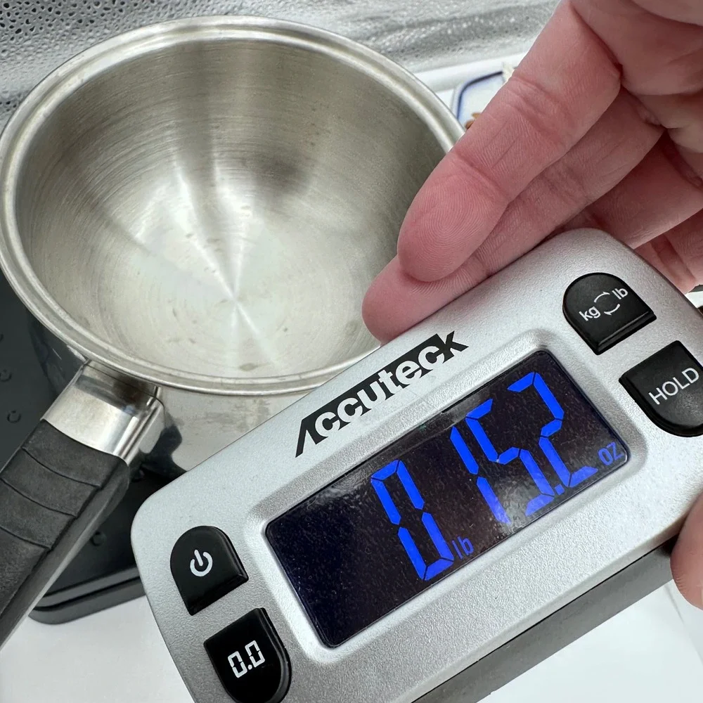 Double Boiler Insert 6in Silver Stainless Steel Pour Spout No Lid